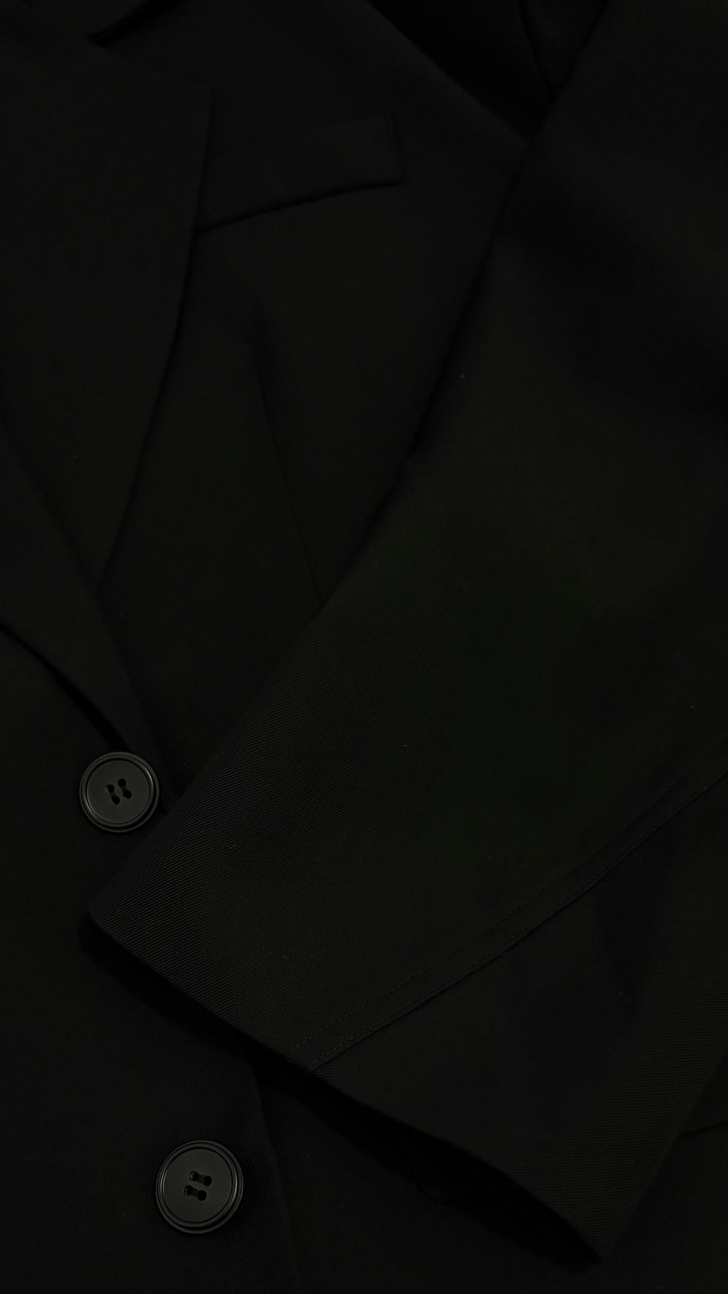 Blazer noir oversize