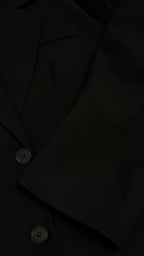 Blazer noir oversize