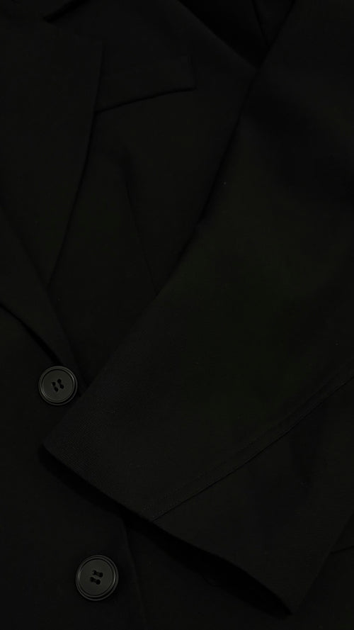 Blazer noir oversize