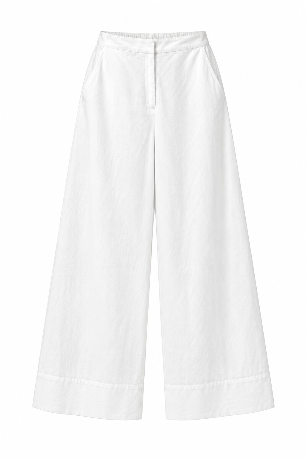 Ensemble en lin blanc