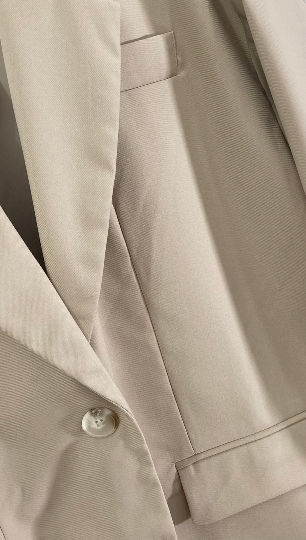 Blazer beige oversize