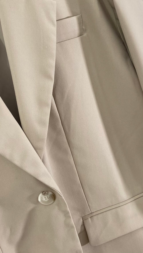 Blazer beige oversize