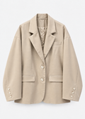 Blazer beige oversize