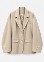 Blazer beige oversize