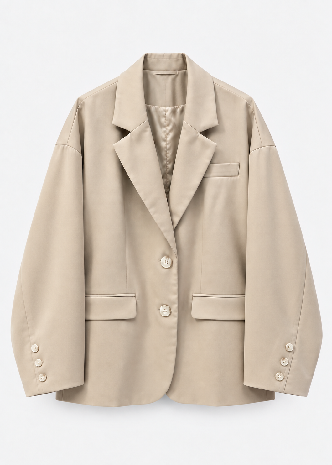 Blazer beige oversize