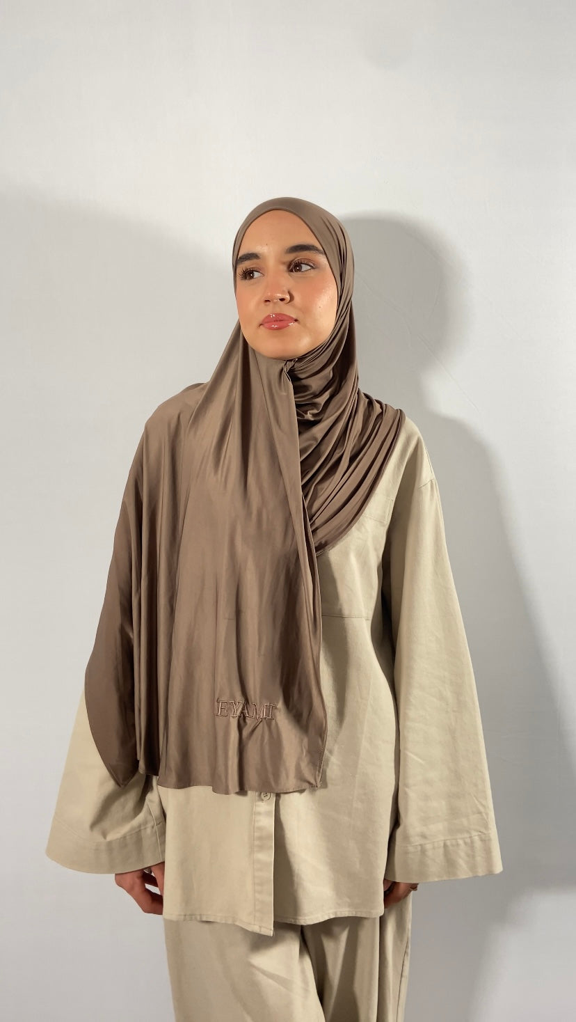 Liquid Jersey Taupe